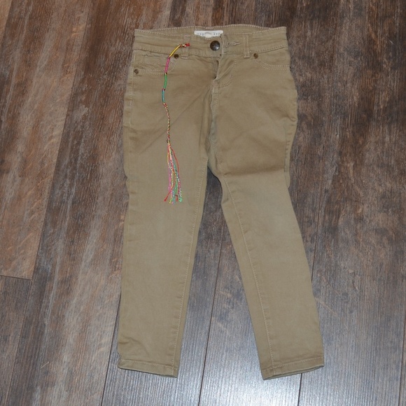 Copper Key Khaki Skinny Pants - Picture 1 of 6